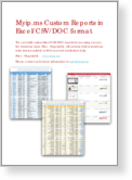 Myip.ms Custom Reports in Excel/CSV/DOC