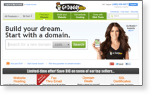 Godaddy.com, LLC - Site Screenshot
