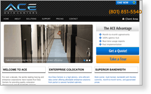 Ace Data Centers, Inc - Site Screenshot