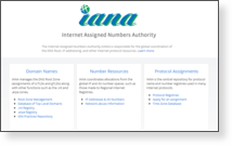 Internet Assigned Numbers Authority - Site…